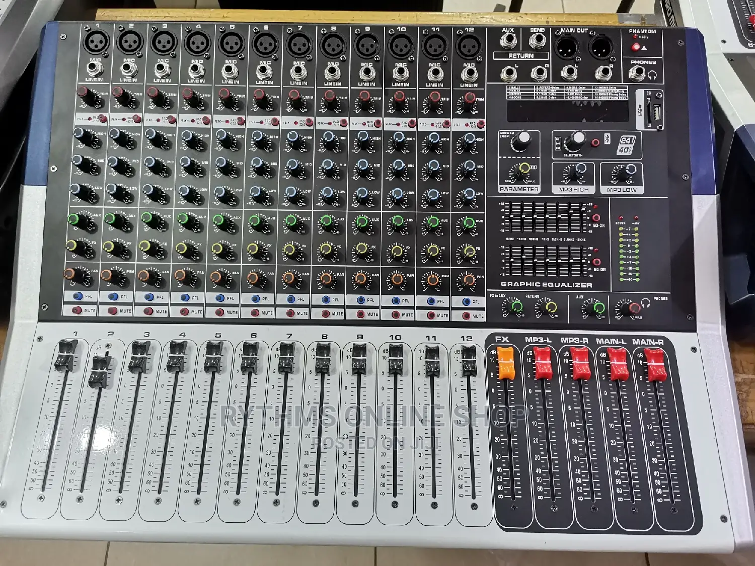 12channels Powered Mixer (Kv-120)