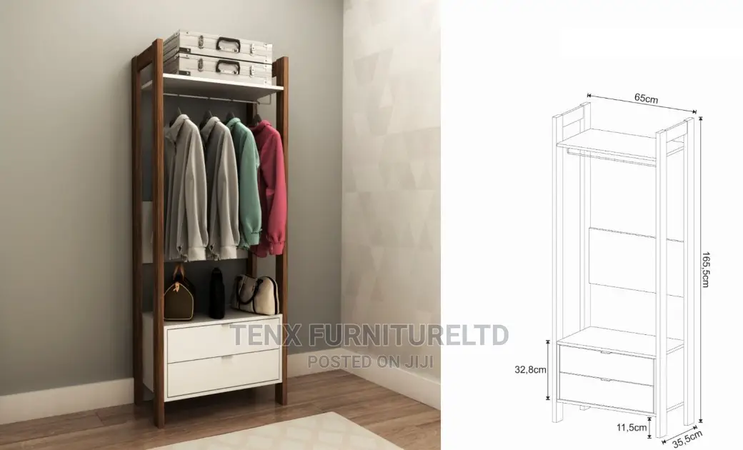 Clothes Organizer WITH (2 Drawer) W