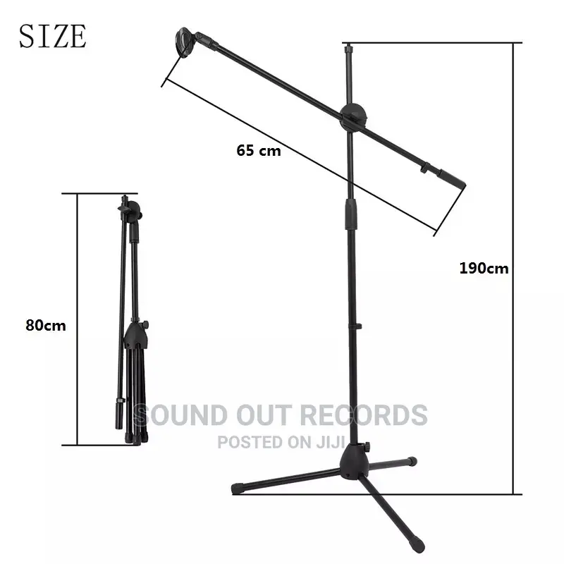 Pro Floor Adjustable Microphone Stand