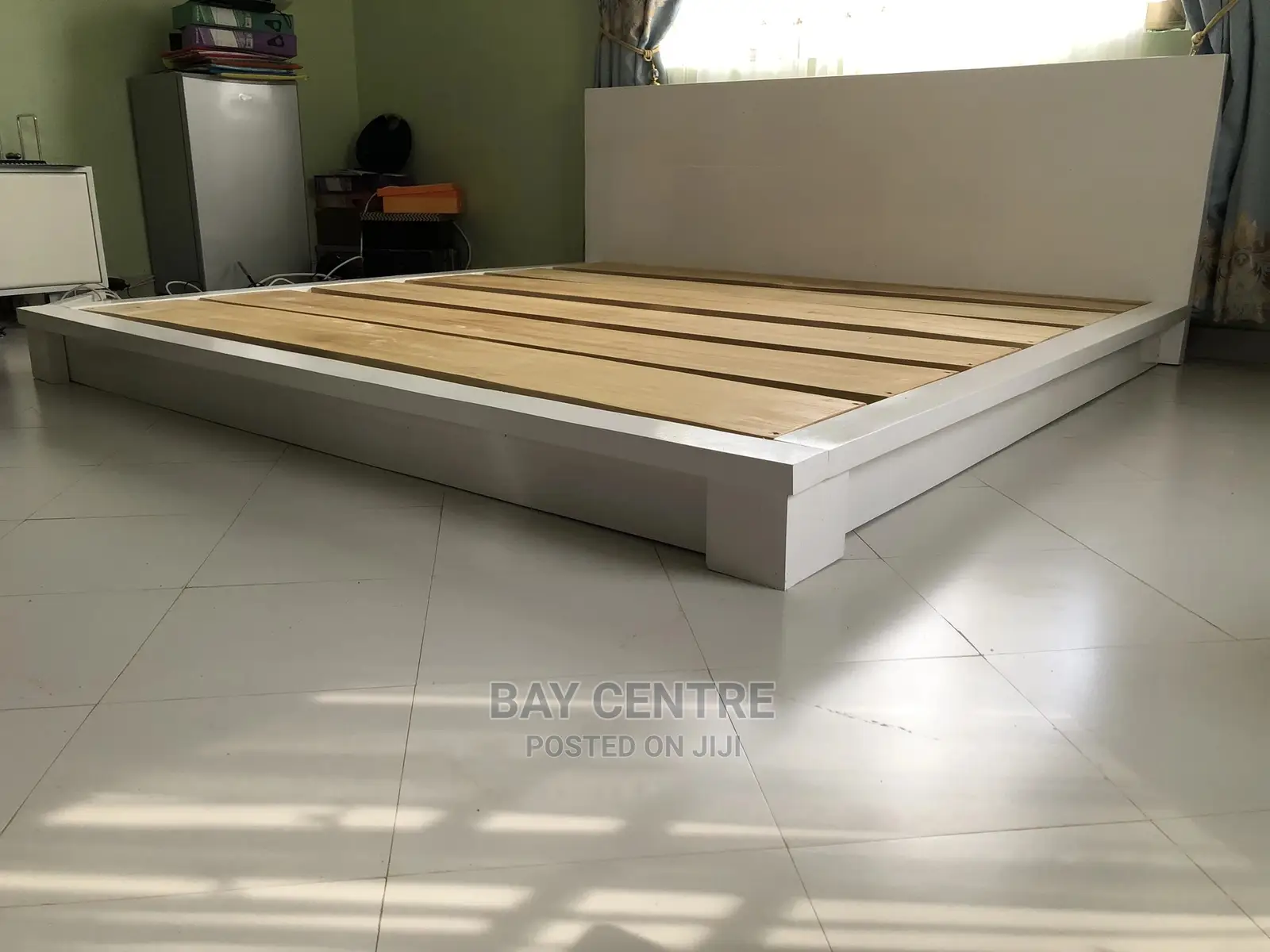 Flat Wooden Floor Bed