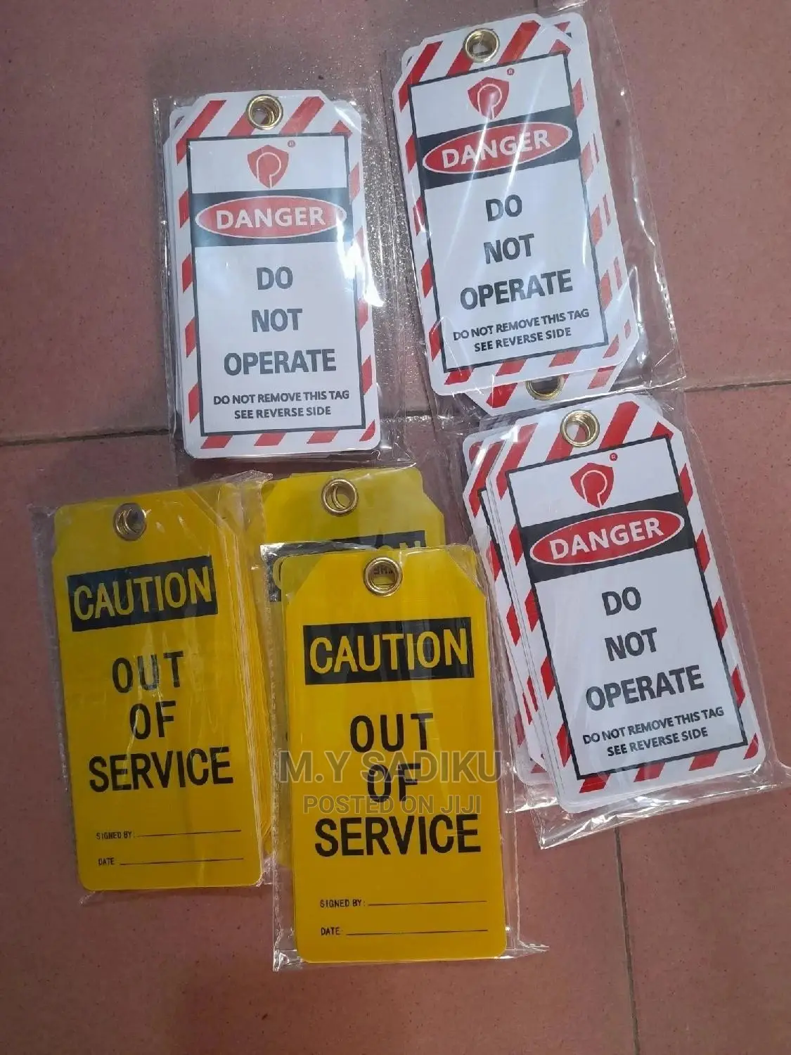 Lockout Safety Tags