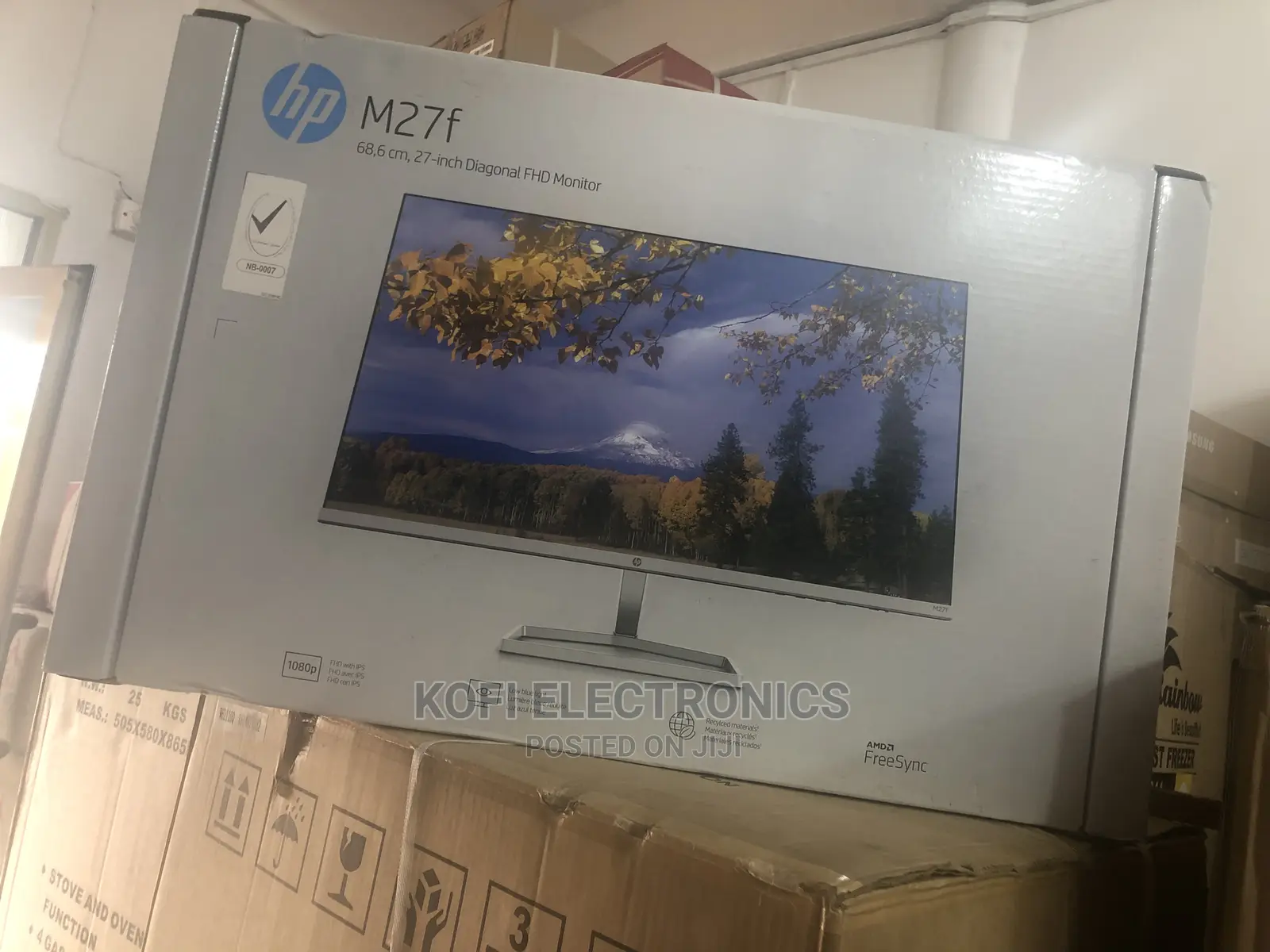 Very New HP - 27" IPS LED FHD Freesync Monitor