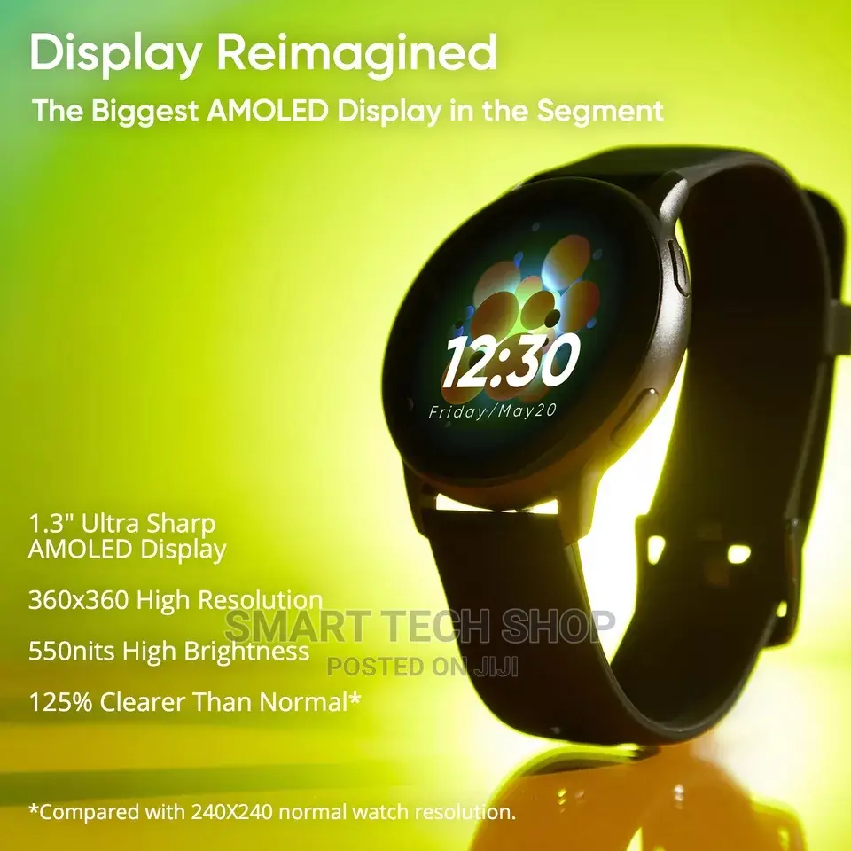 Realme Techlife DIZO Watch R Smart Watch With 12days Battery