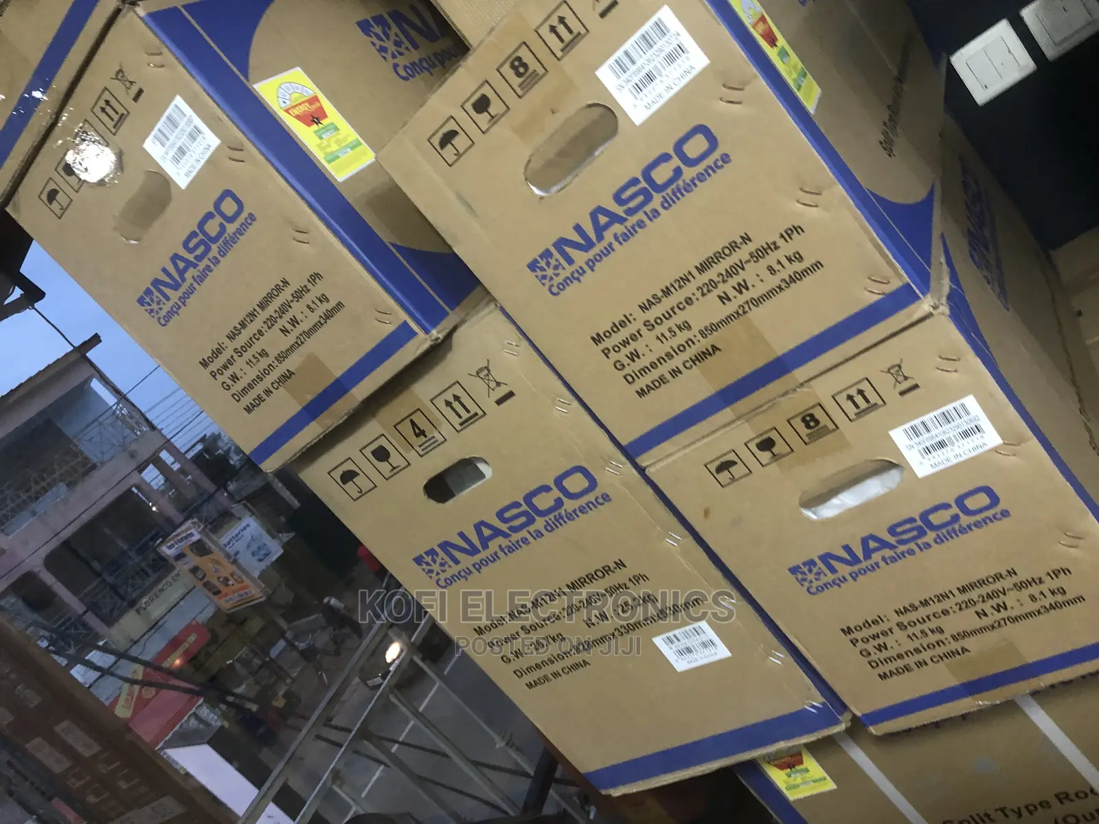 High Cooling Nasco 1.5HP Split Air Conditioner R410 Gas Ac