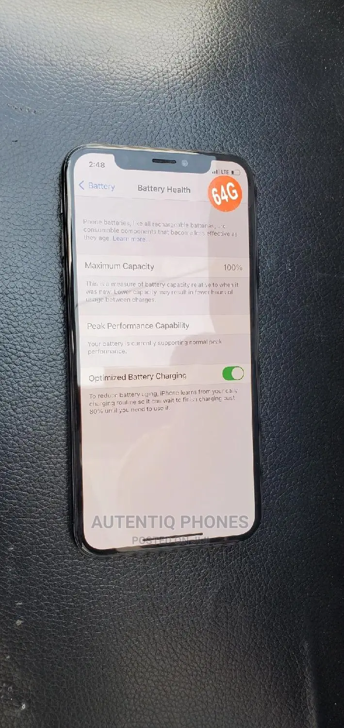 Apple iPhone XS 64 GB Black