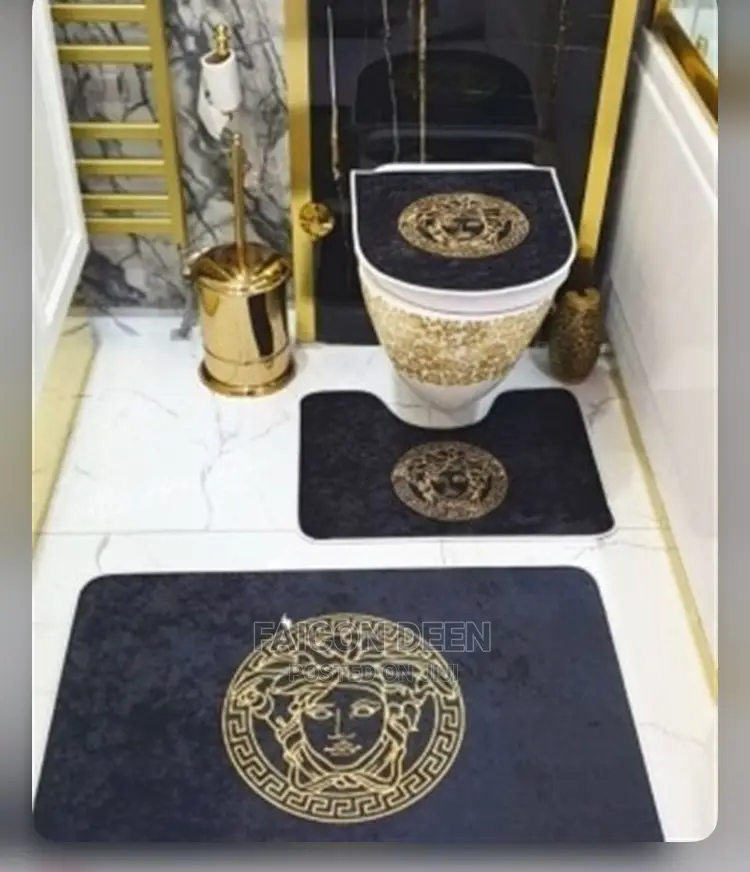 Bathroom Toilet Set Mat( Also in Diff Colors Design