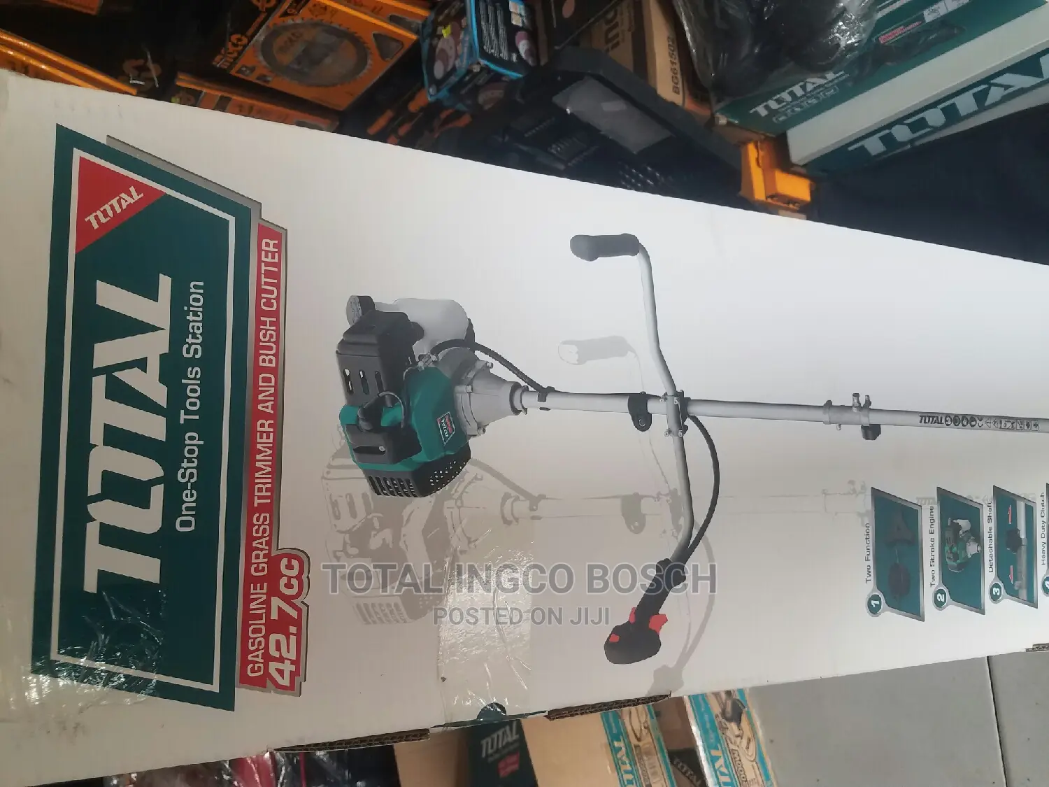 Total Grass Trimmer and Bush Cutter (42.7cc)