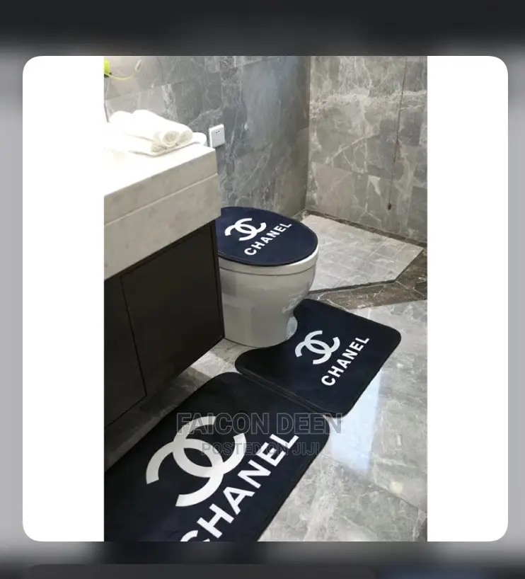 Toilet Bathroom Set Mat(Aslo in Different Colour Design