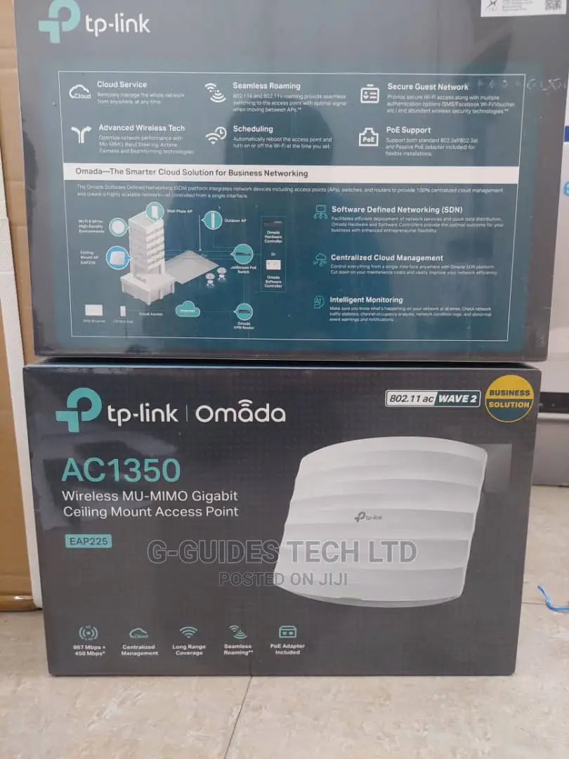 Tp-Link Eap225 Ac1350 Gigabit Ceiling Mount Access Point