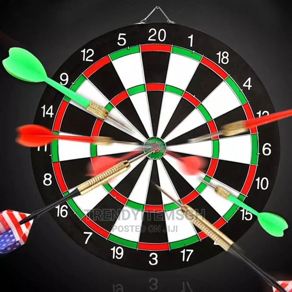17ch Safety Dartboard Game Set With 6 Peel Tip Dart