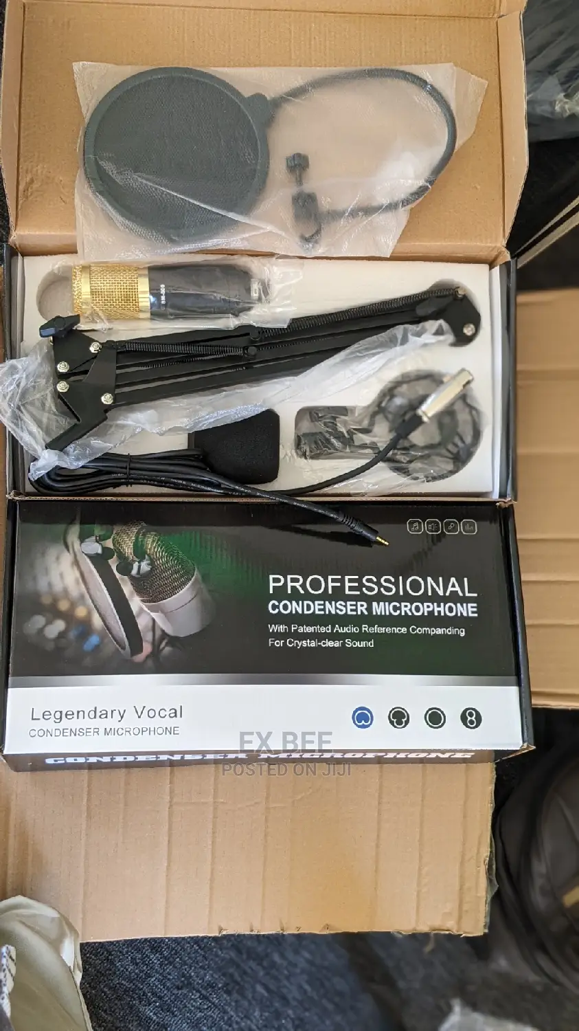 Bm800 Condenser Studio Microphone Set