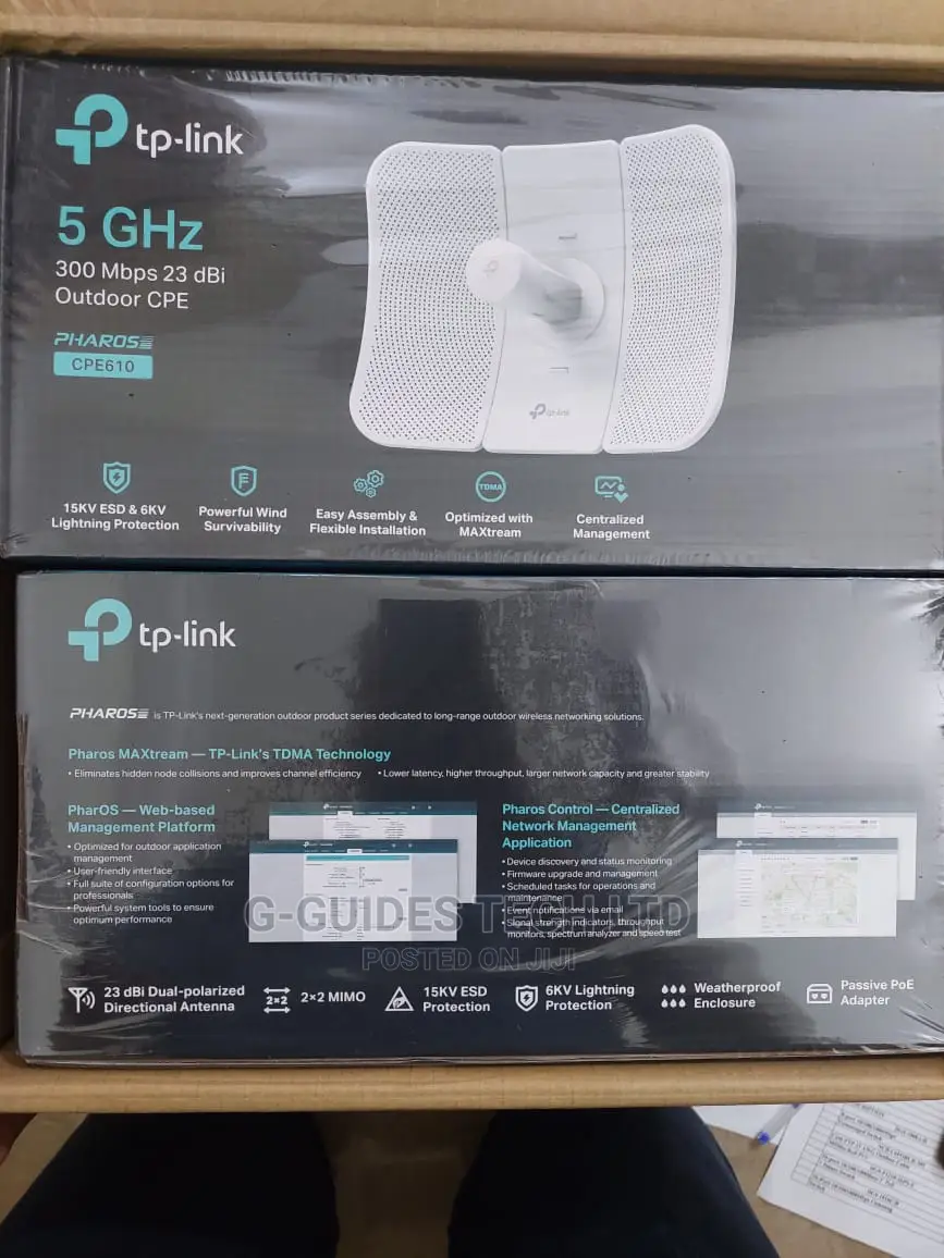 Tp-Link 5ghz 300mbps 23dbi Outdoor Access Point Cpe610