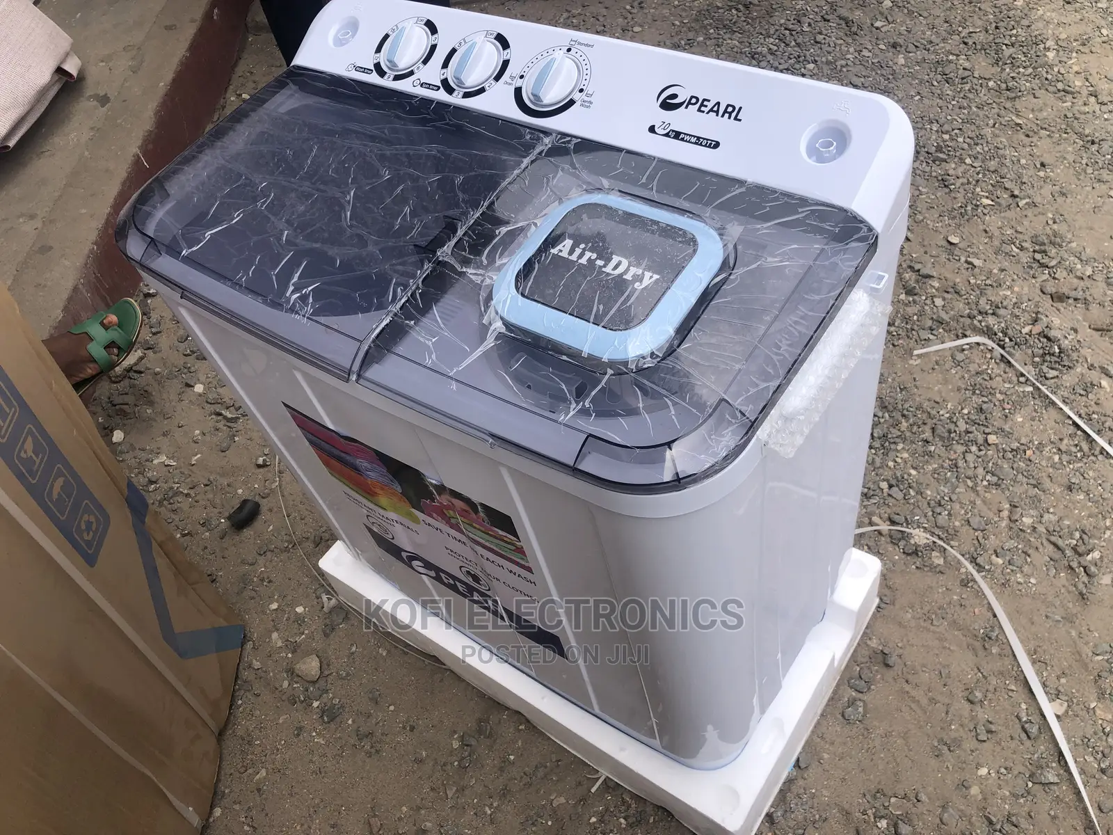 Full Plastic Body Pearl 7kg Semi-Automatic Washing Machine