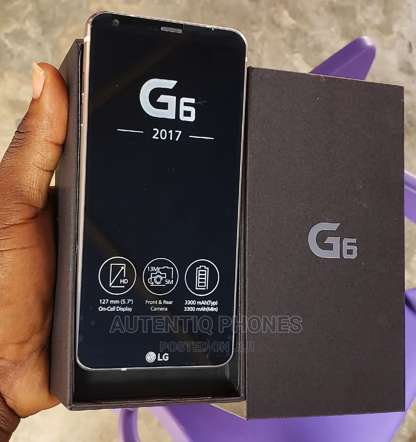 New LG G6 64 GB Black