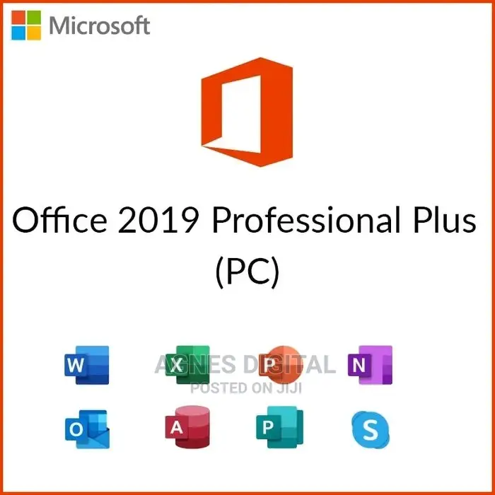 Microsoft Office 2019 Pro License (Genuine Key) 5PC