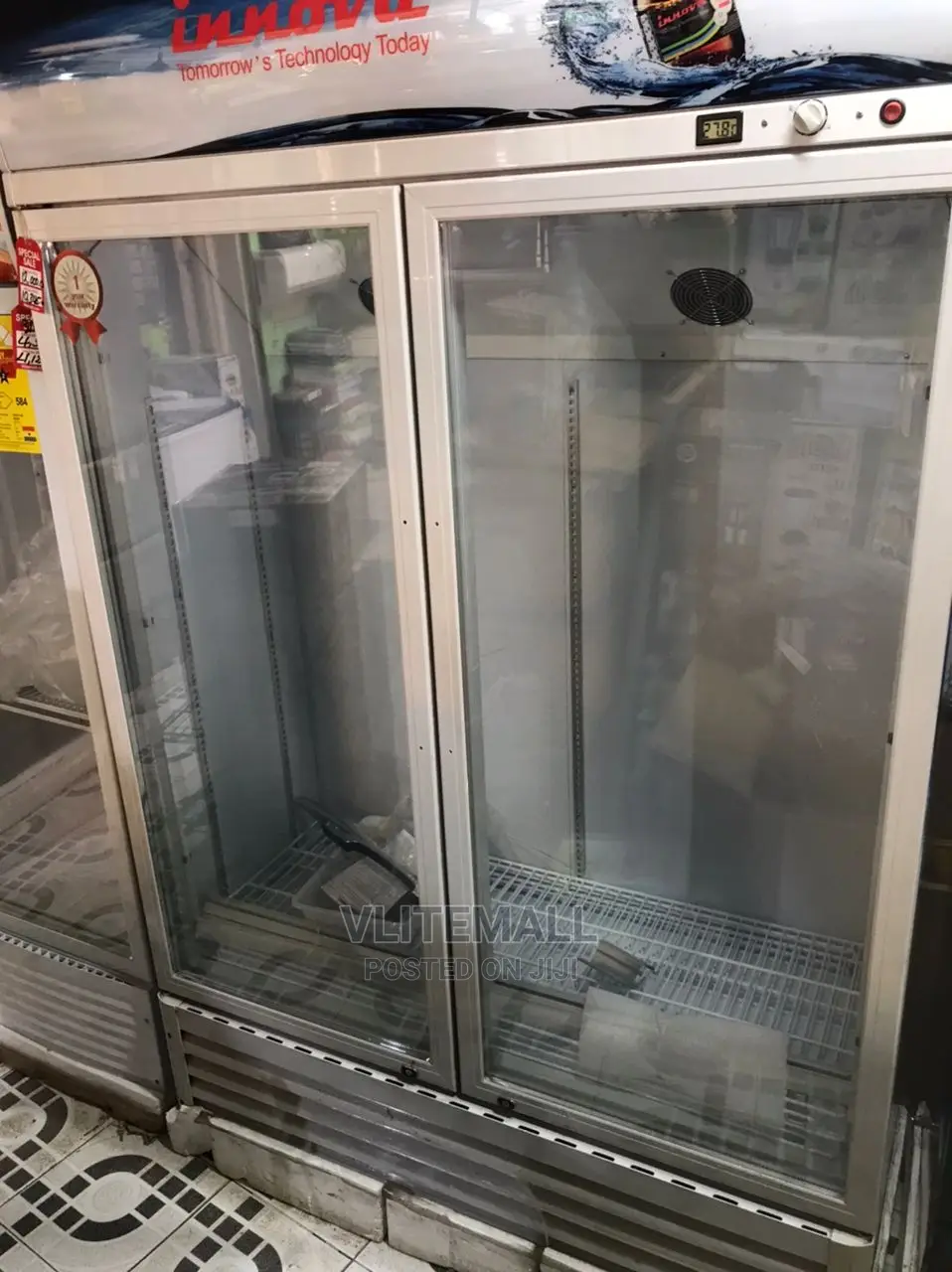 Innova 1063ldouble Door Display Fridge