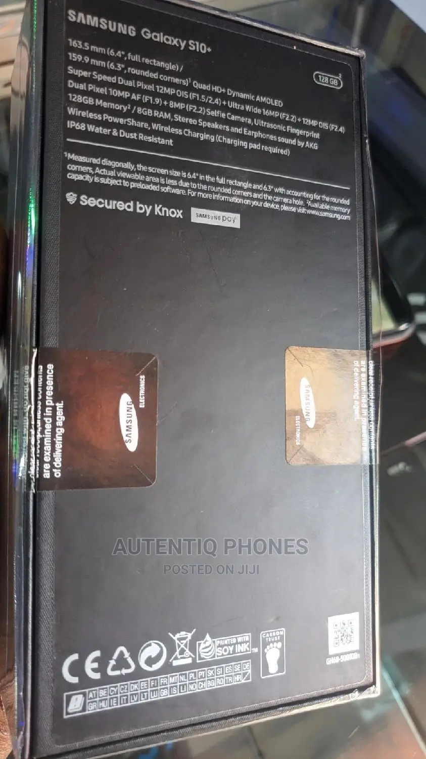 New Samsung Galaxy S10 Plus 128 GB Black