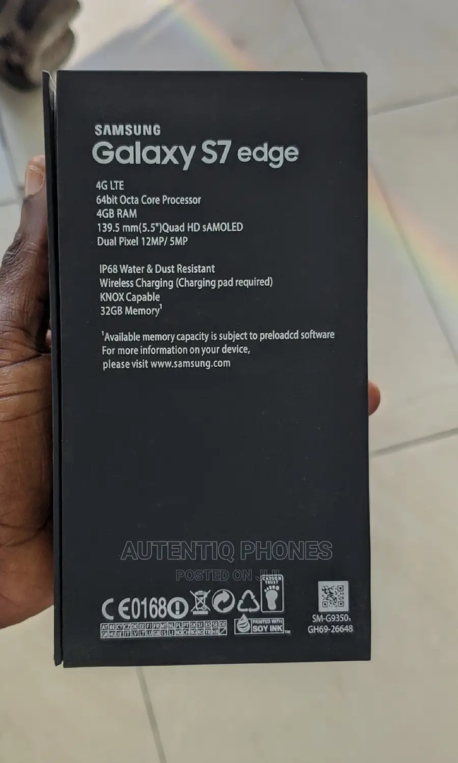 New Samsung Galaxy S7 edge 32 GB Gold