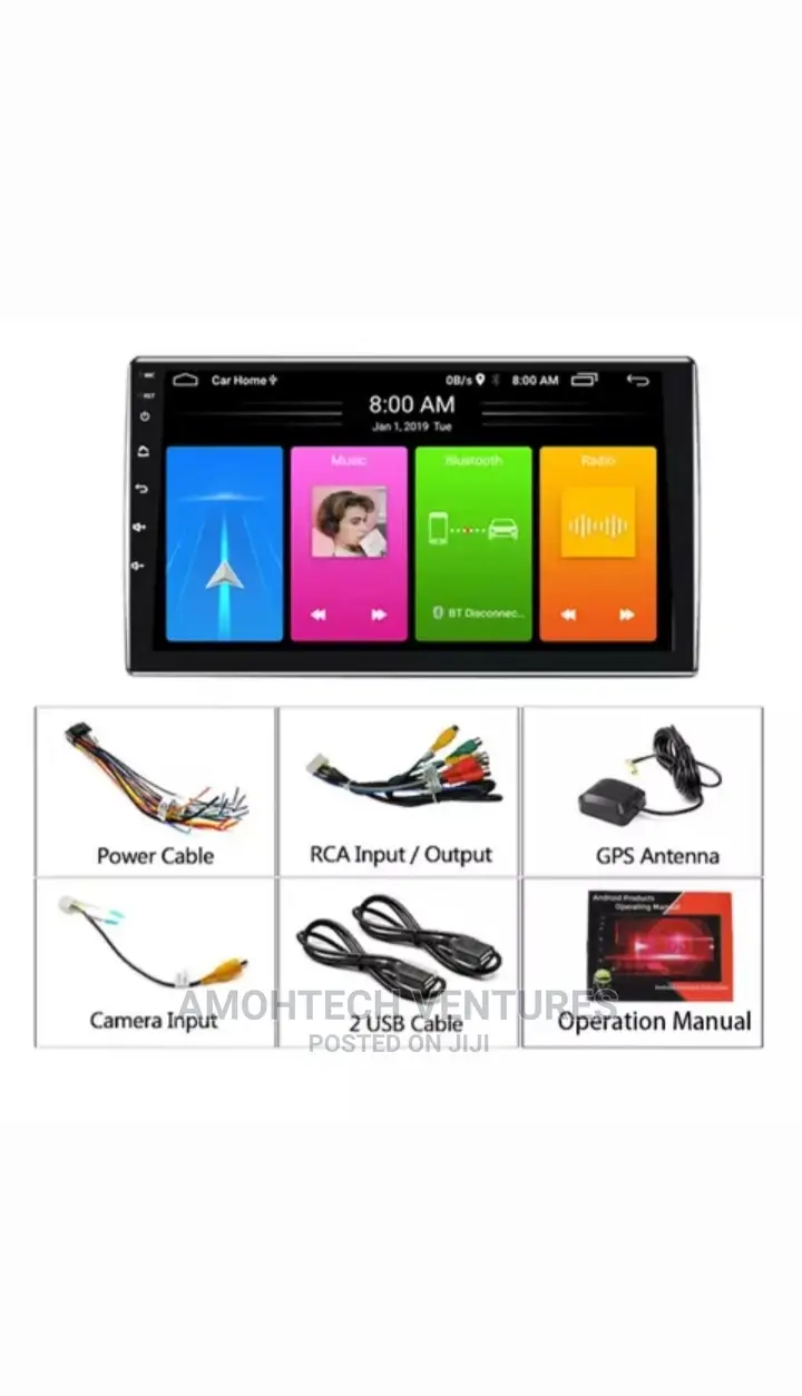 Car Android 12 Player/Fm Bluetooth 9 Inches