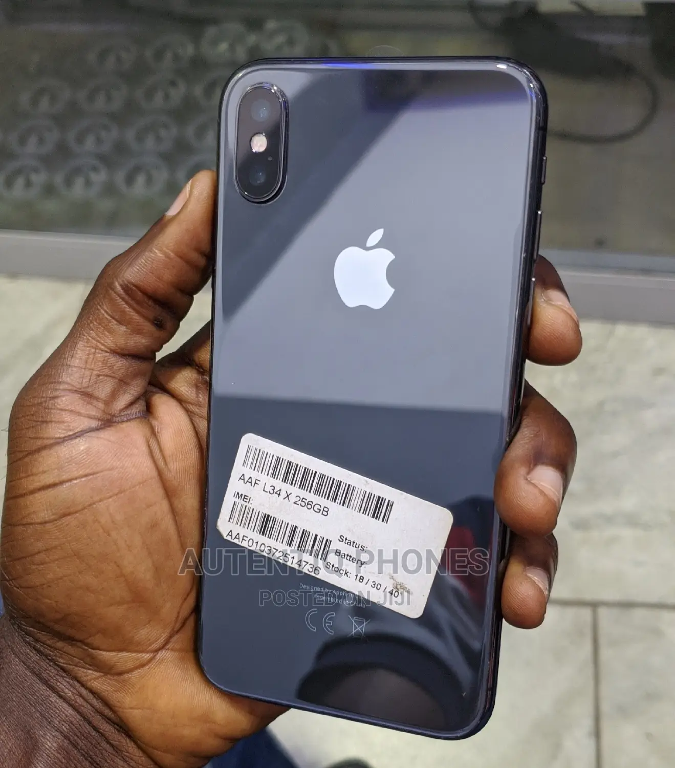 Apple iPhone X 256 GB Black