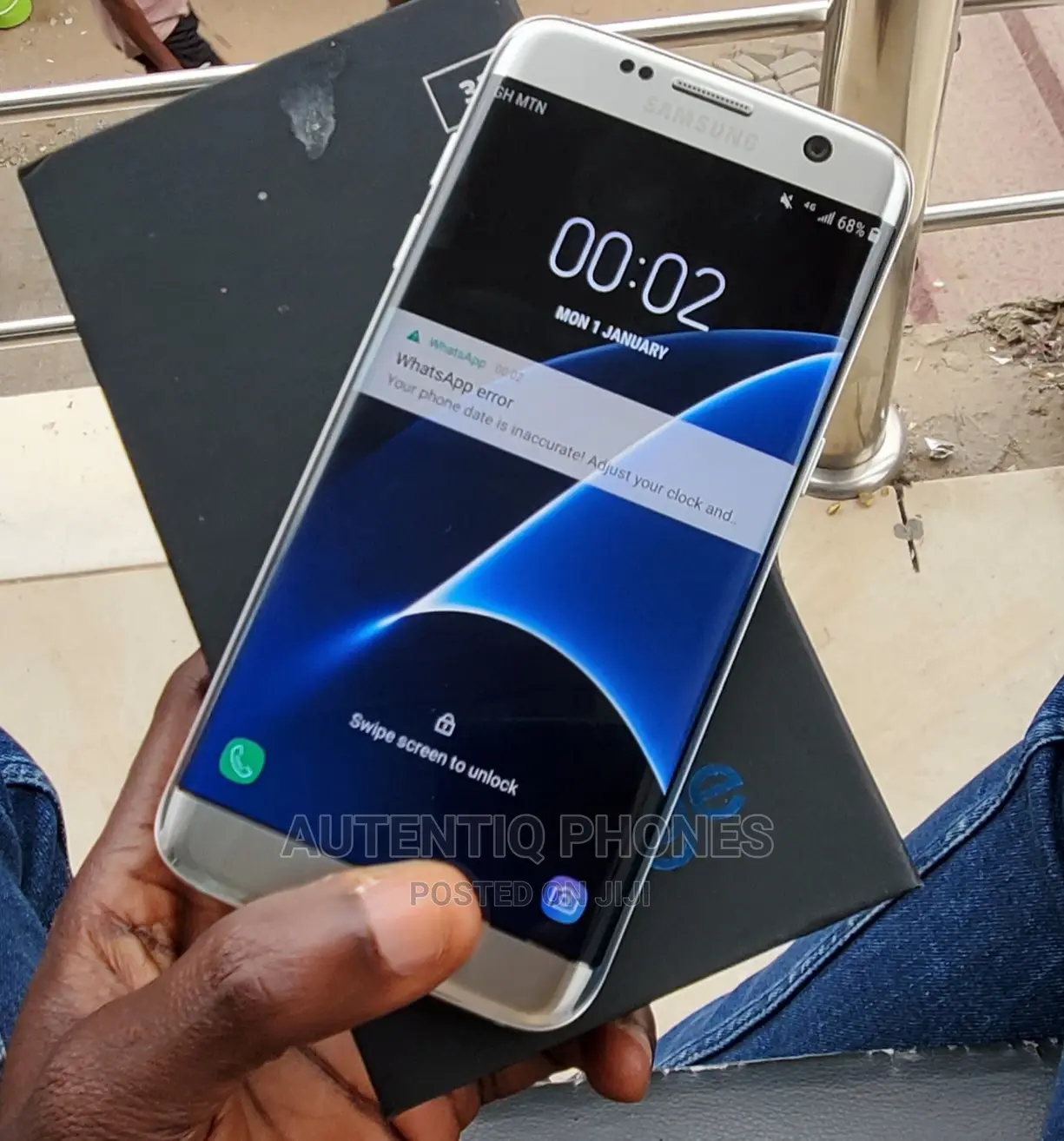 New Samsung Galaxy S7 edge 32 GB Silver