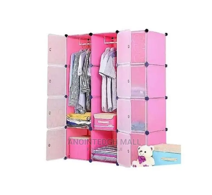12 Cubes Plastic Wardrobe