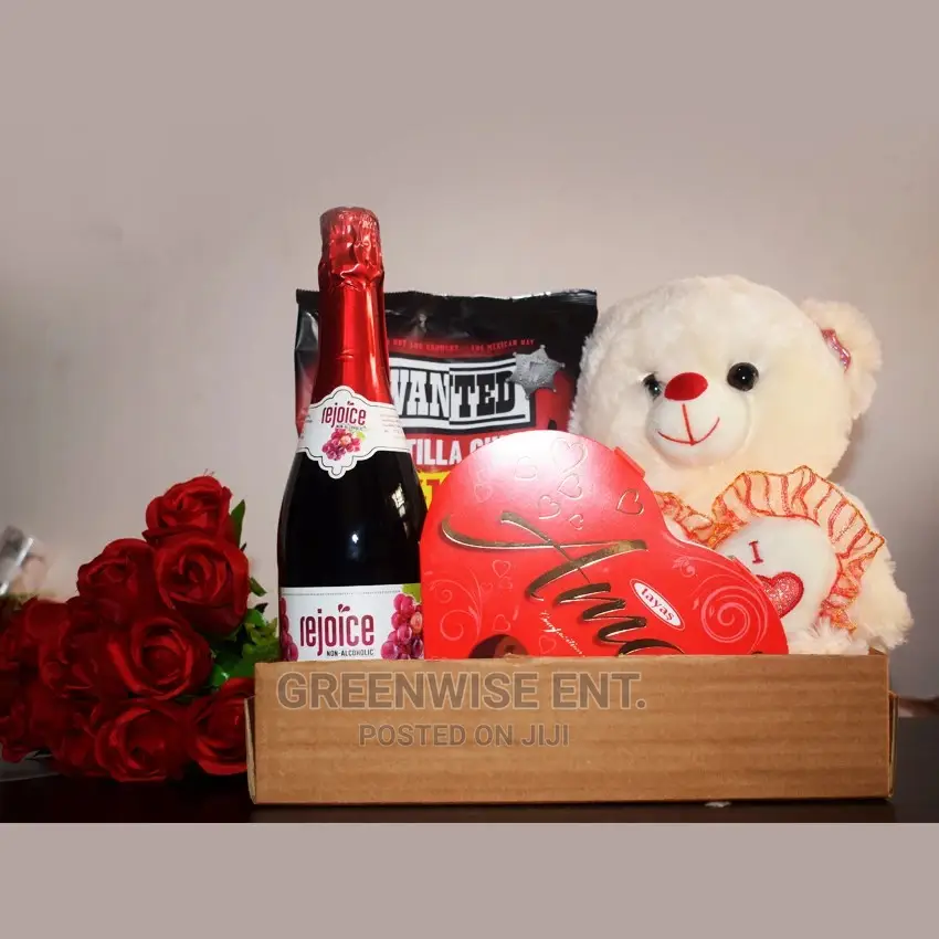 Val's Day Gift Assortment With Teddy Bear