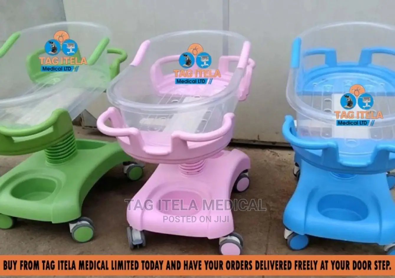 Hospital Baby Cot (Plastic)