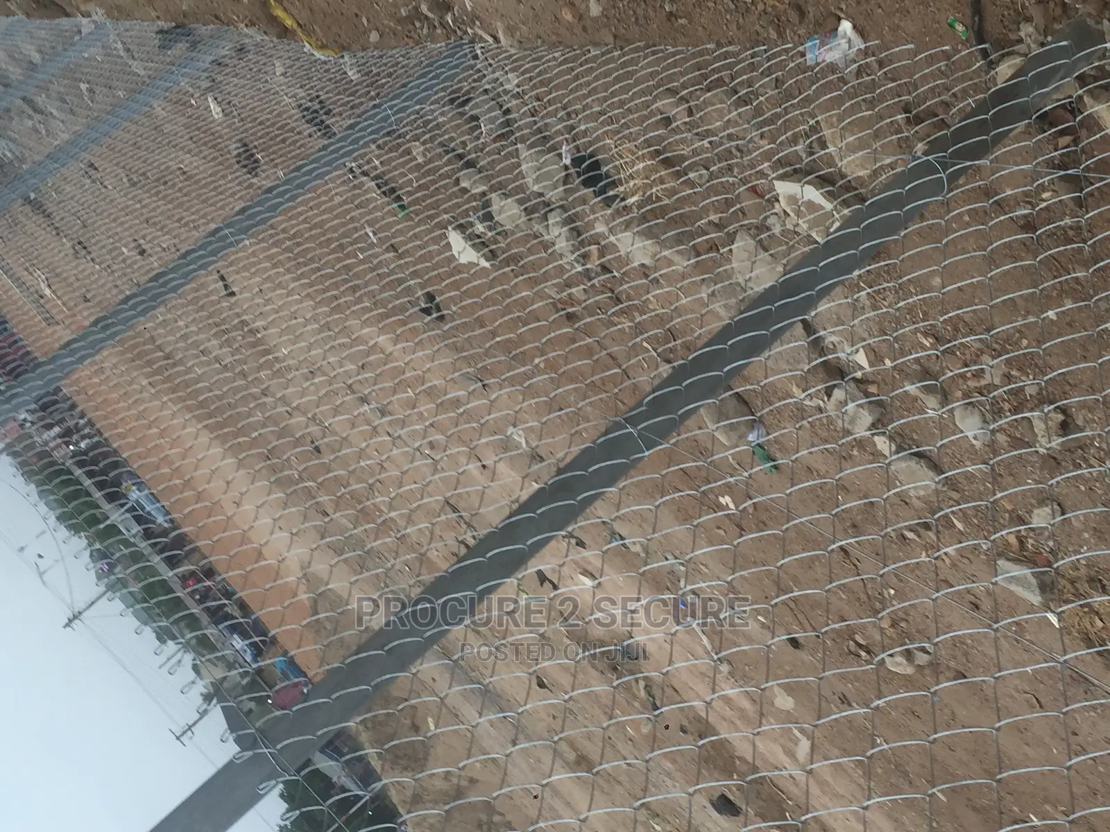 Galvanized Chainlink Wire Mesh Fence