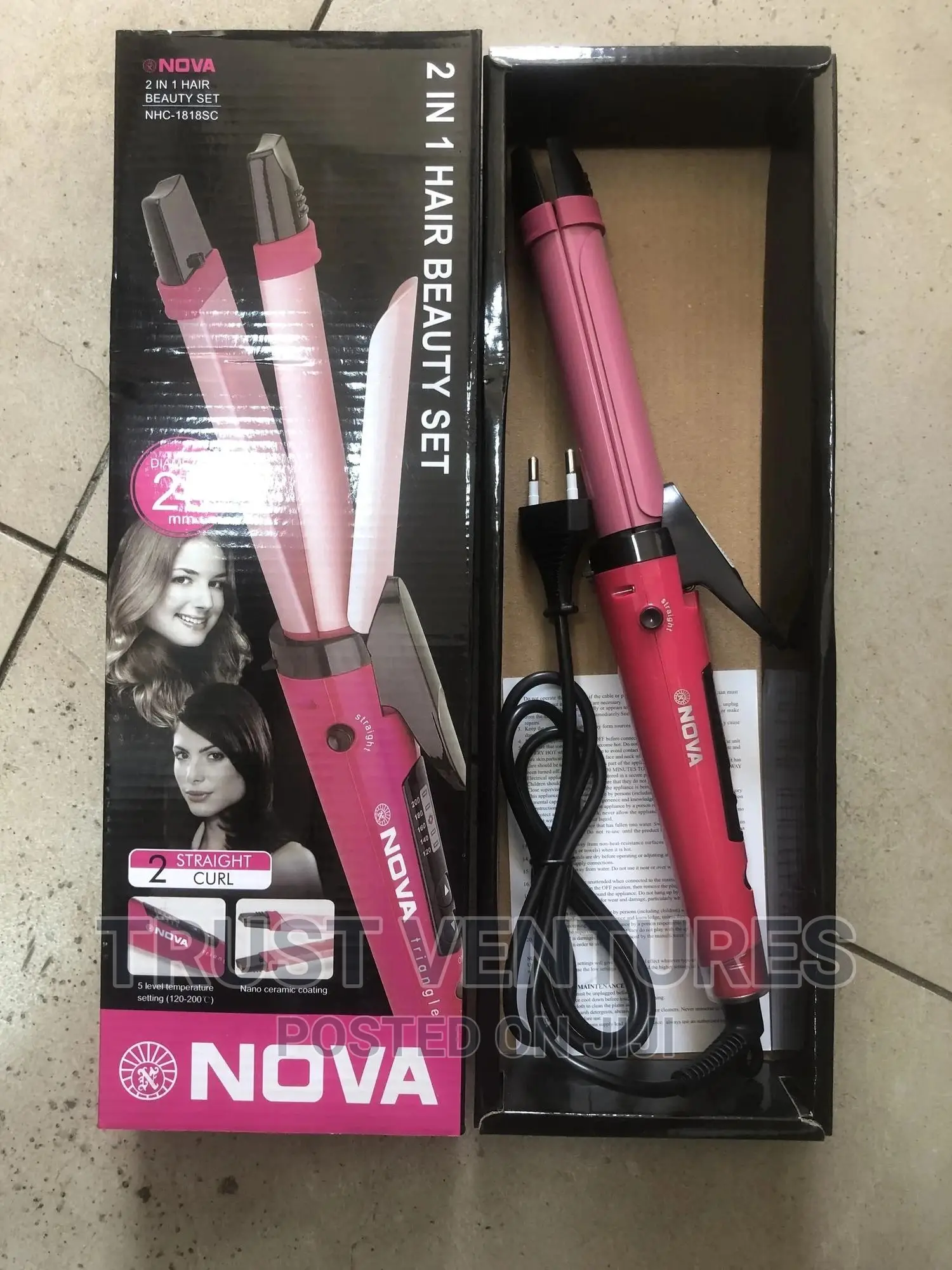 Nova 2 in 1 Straight N Curl