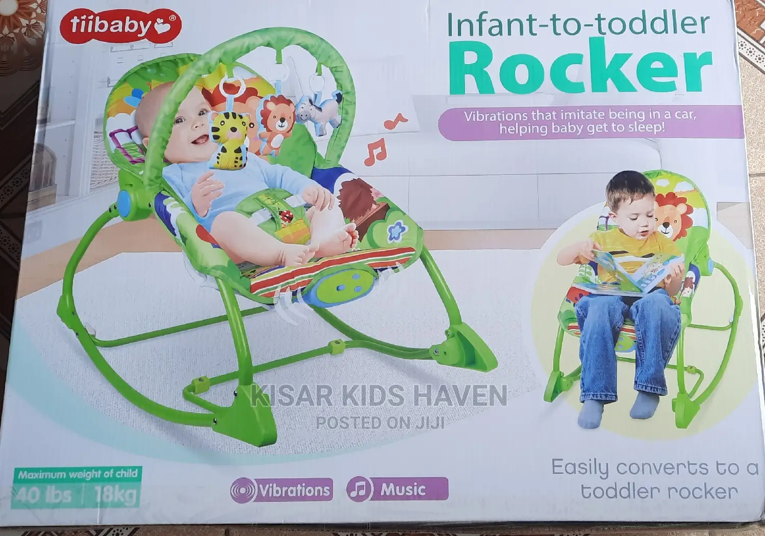 Infant to Toddler Rocker With Music