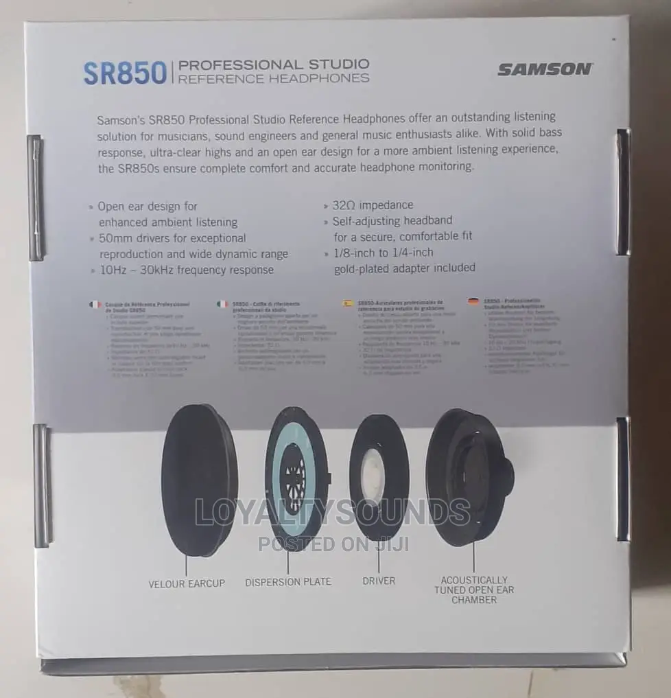 Samson SR850 Studio Headphones