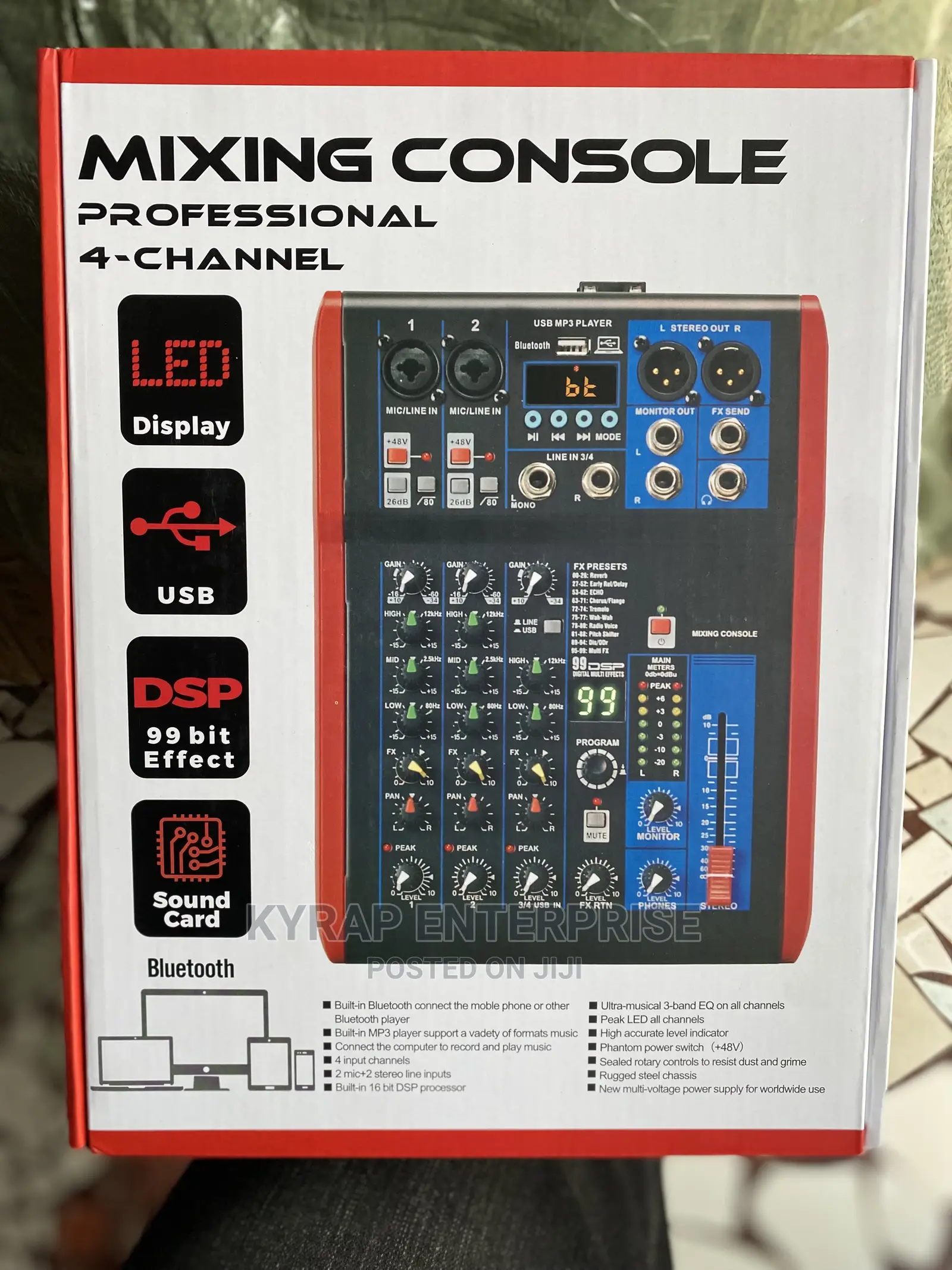 4 Channel Mixer With Soundcard