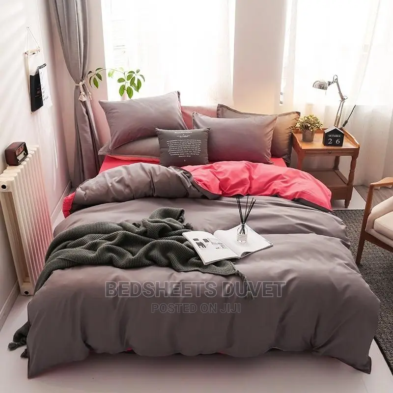 6 PCS Reversible Duvet Cover Set