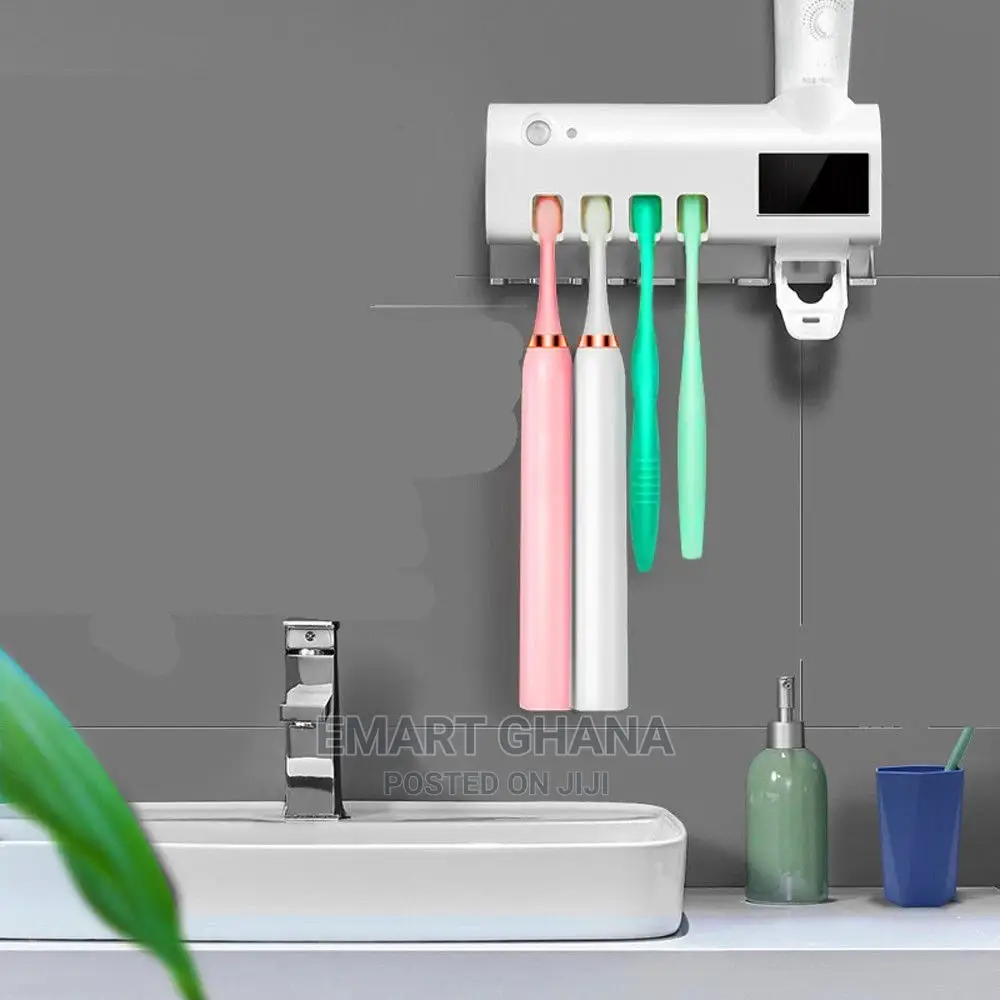 UV Sterilizer Toothbrush Holders Toothpaste Dispensers -