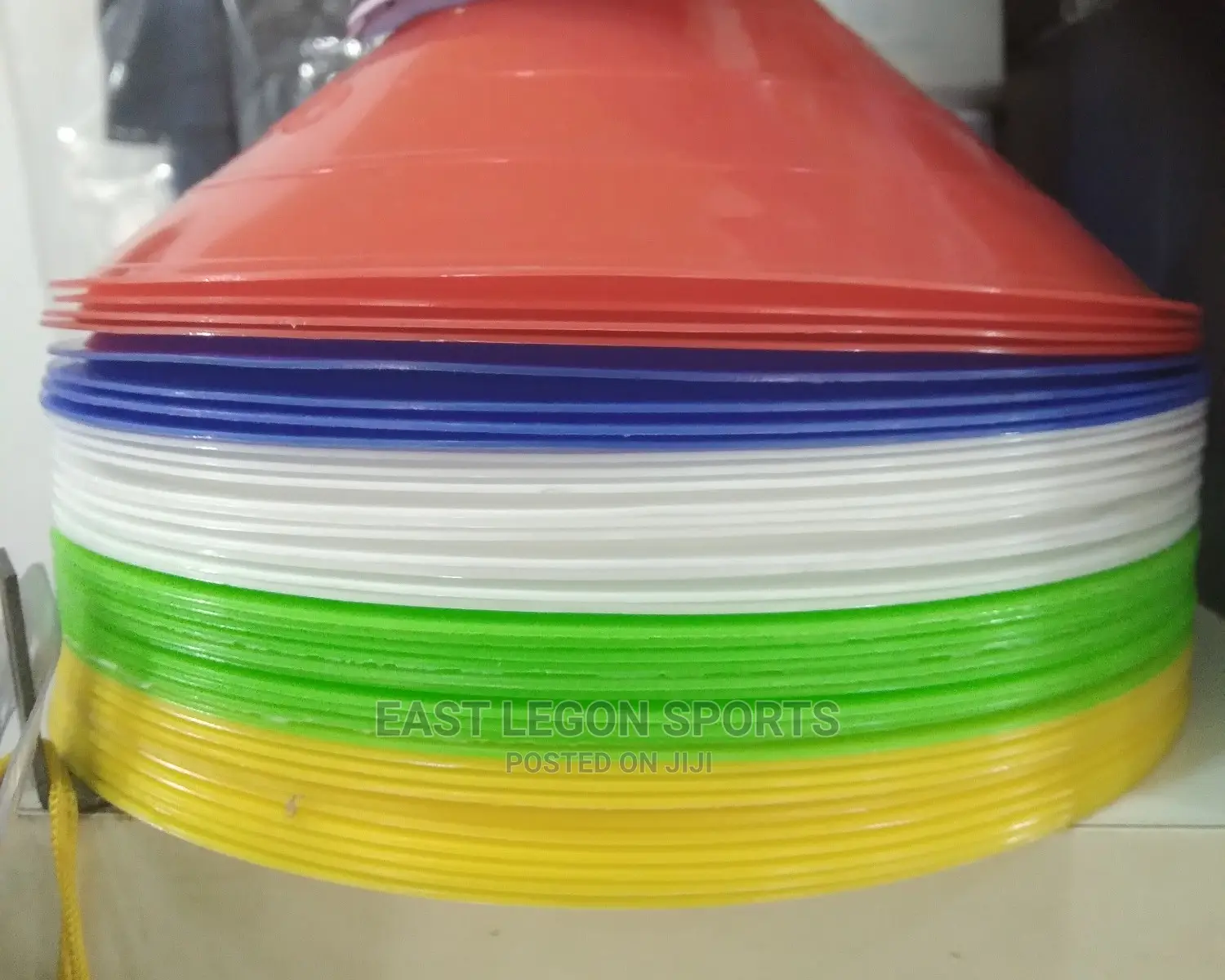 X1 Each Football Cones Red,Blue,White,Green,Yellow Markers