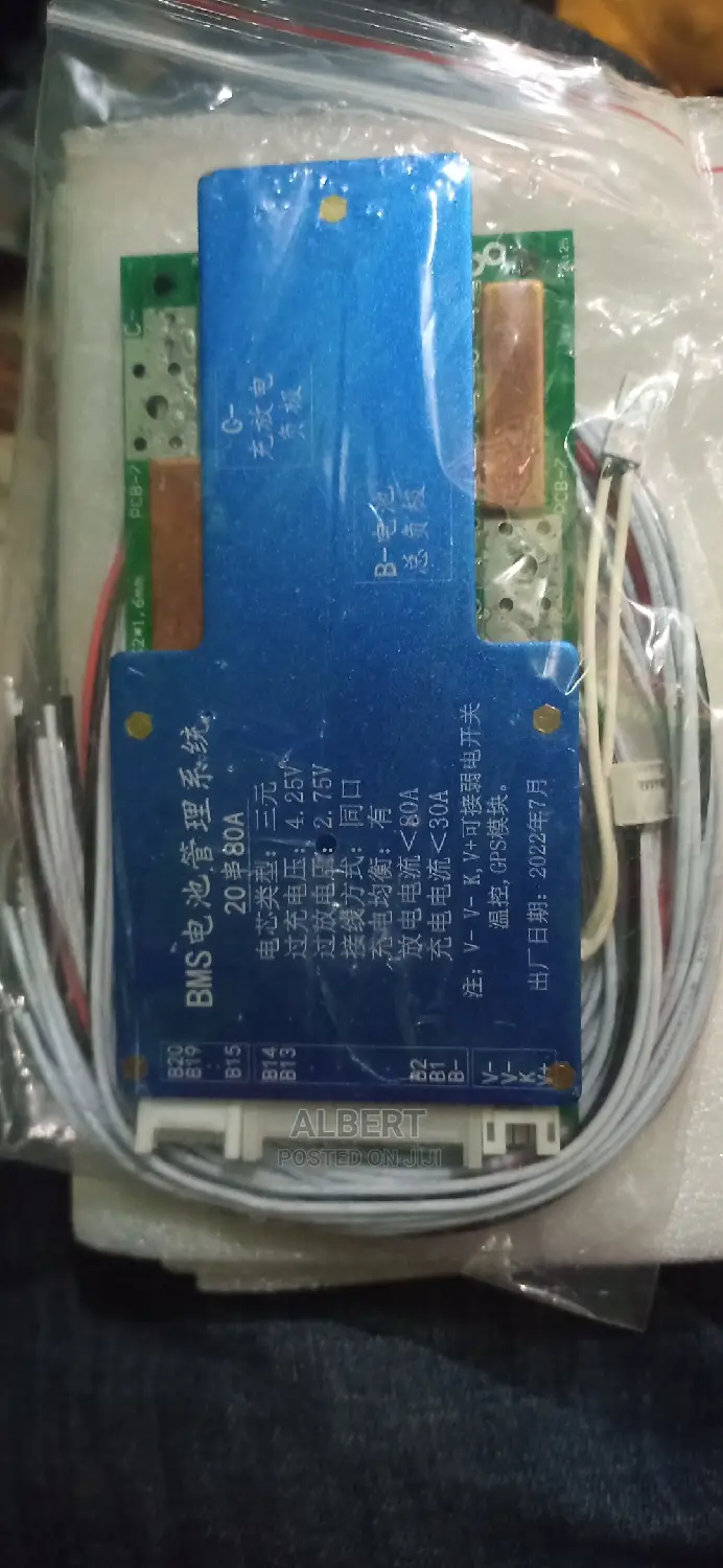 20S 80A BMS 3.7v Lithium Ion