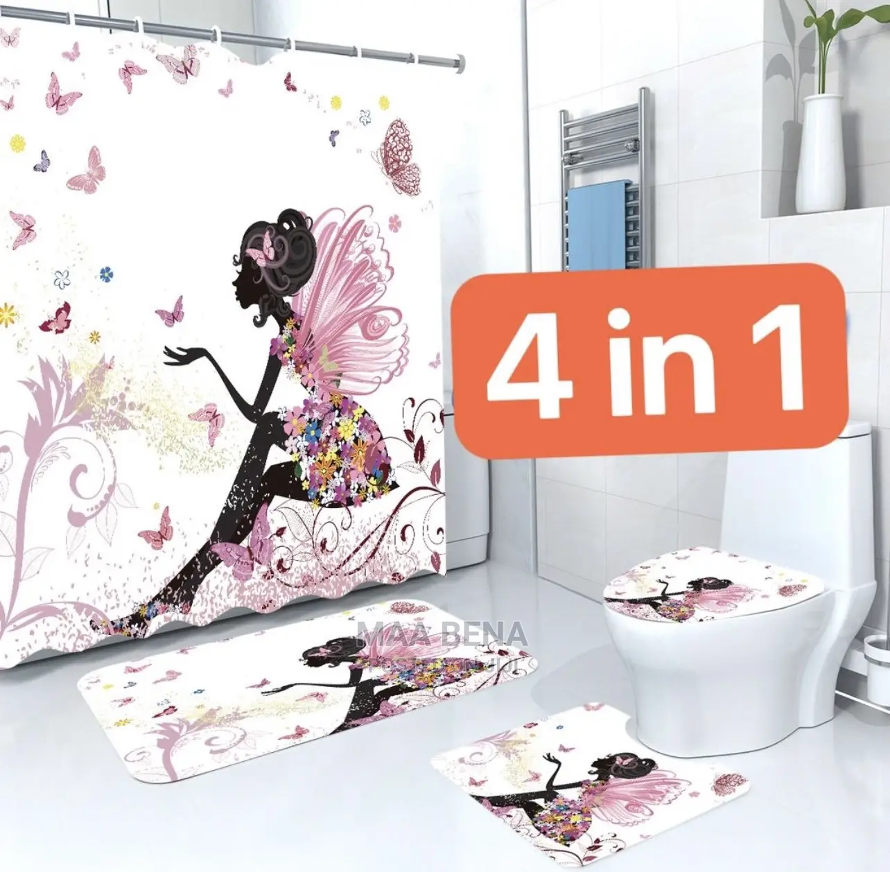 Bathroom Set 4pcs