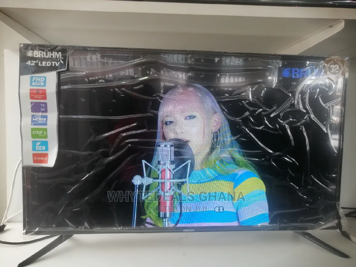 42-inch Bruhm Full Hd Satellite Led Tv Free Wall Mount 2025