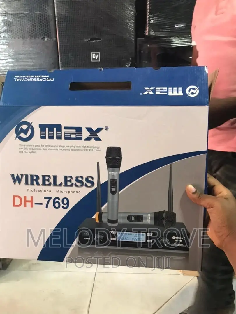 Max Dh-769 Wireless Microphone