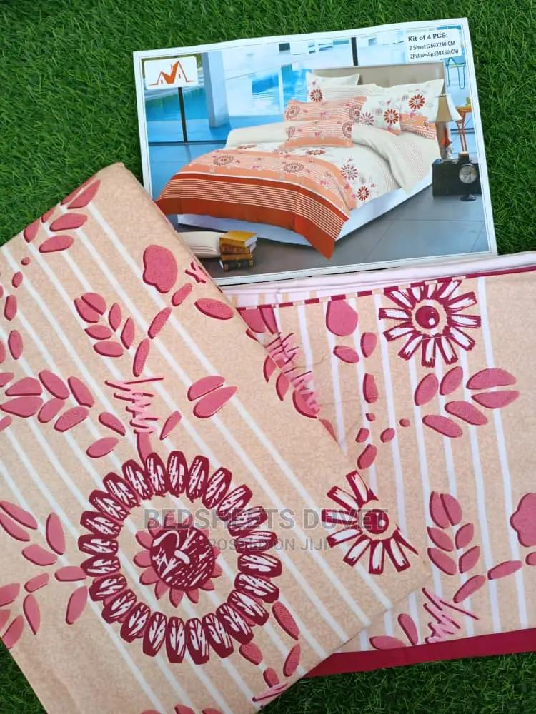1 Bedsheet and 2 Pillow Cases
