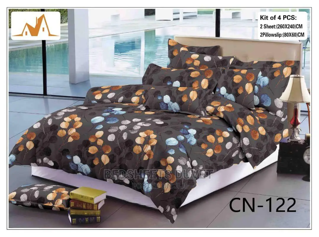 1 Bedsheet and 2 Pillow Cases