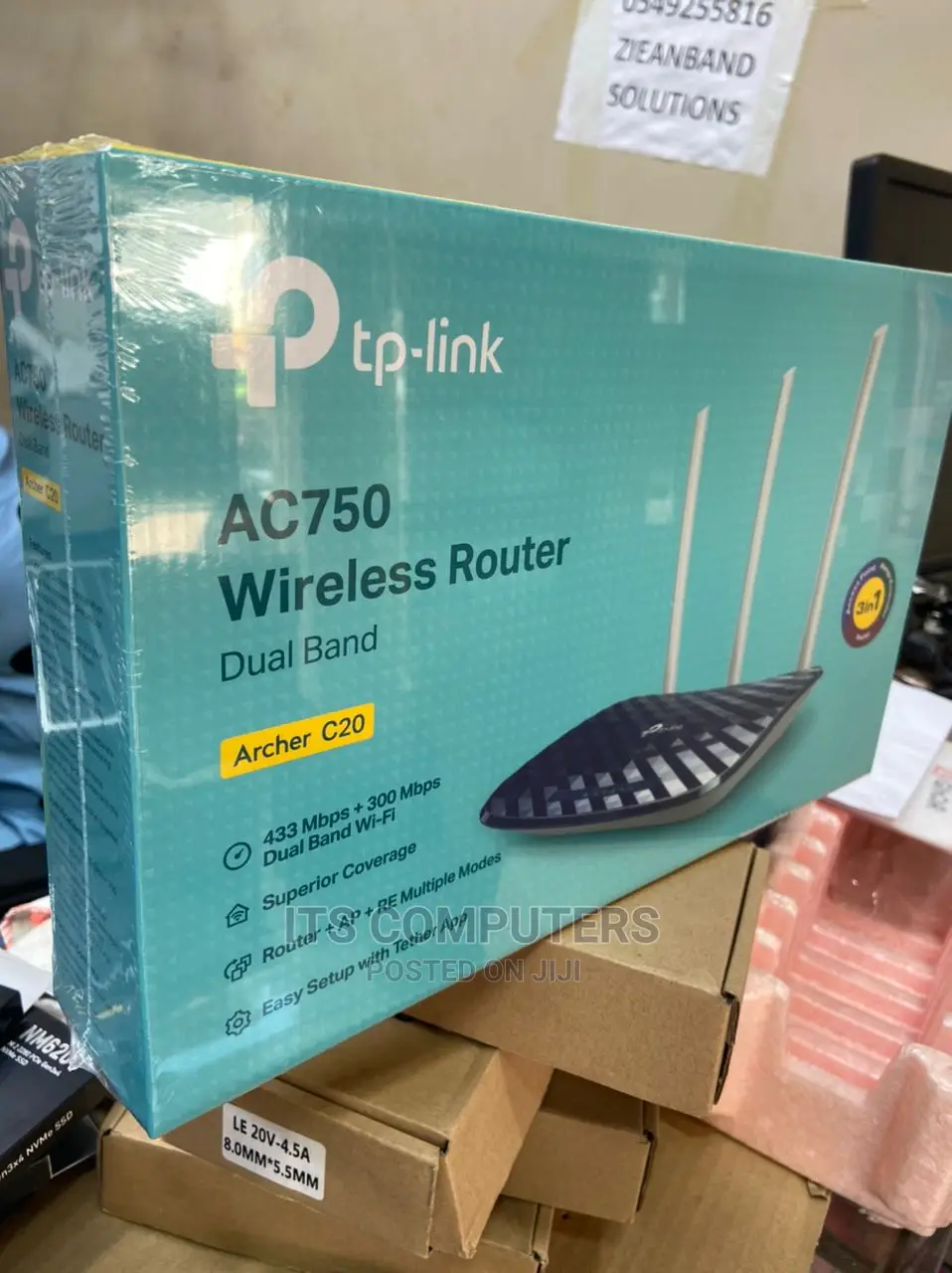 Tp-Link Ac750 Dual Band Wireless Cable Router