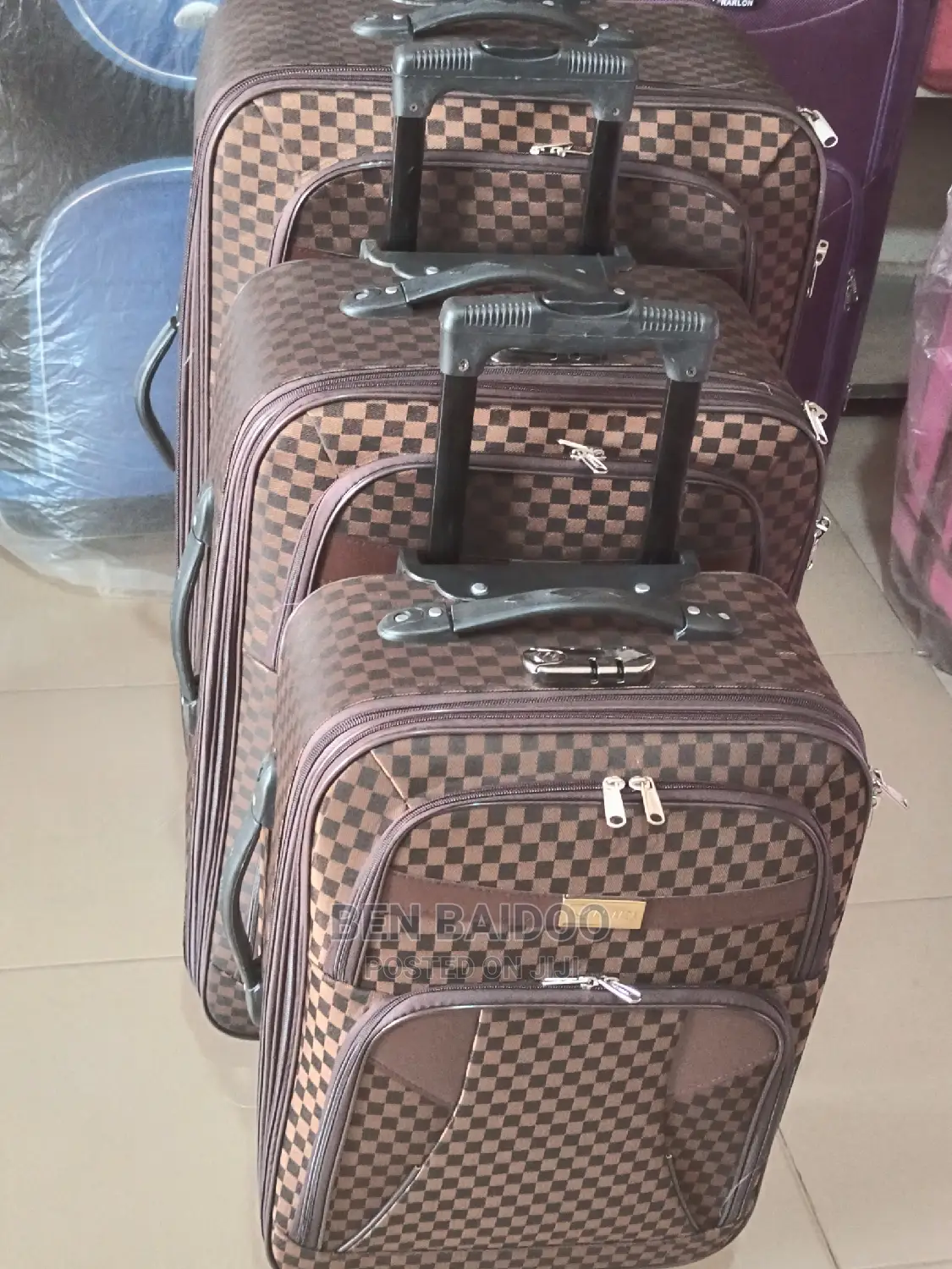 Material Traveling Bags(3in1 Set)