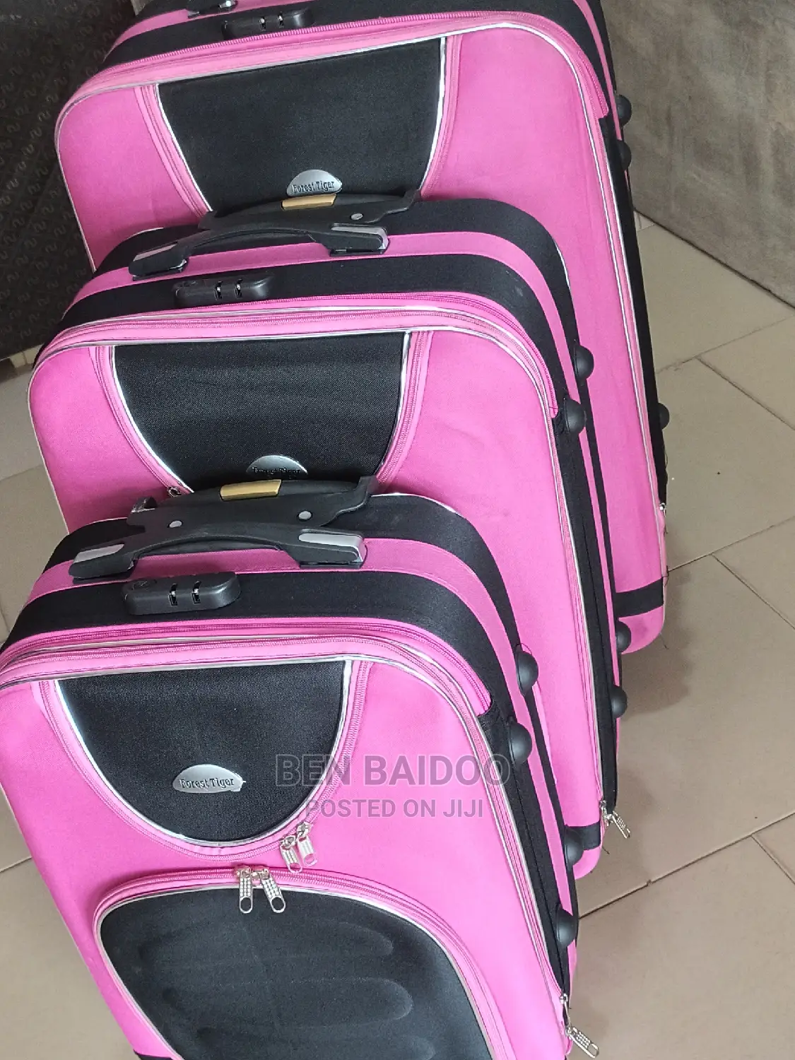 Material Traveling Bags(3in1 Set)