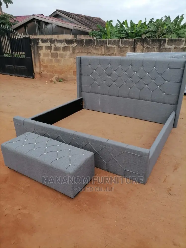 Queen Size Bed Frame Available With Seat