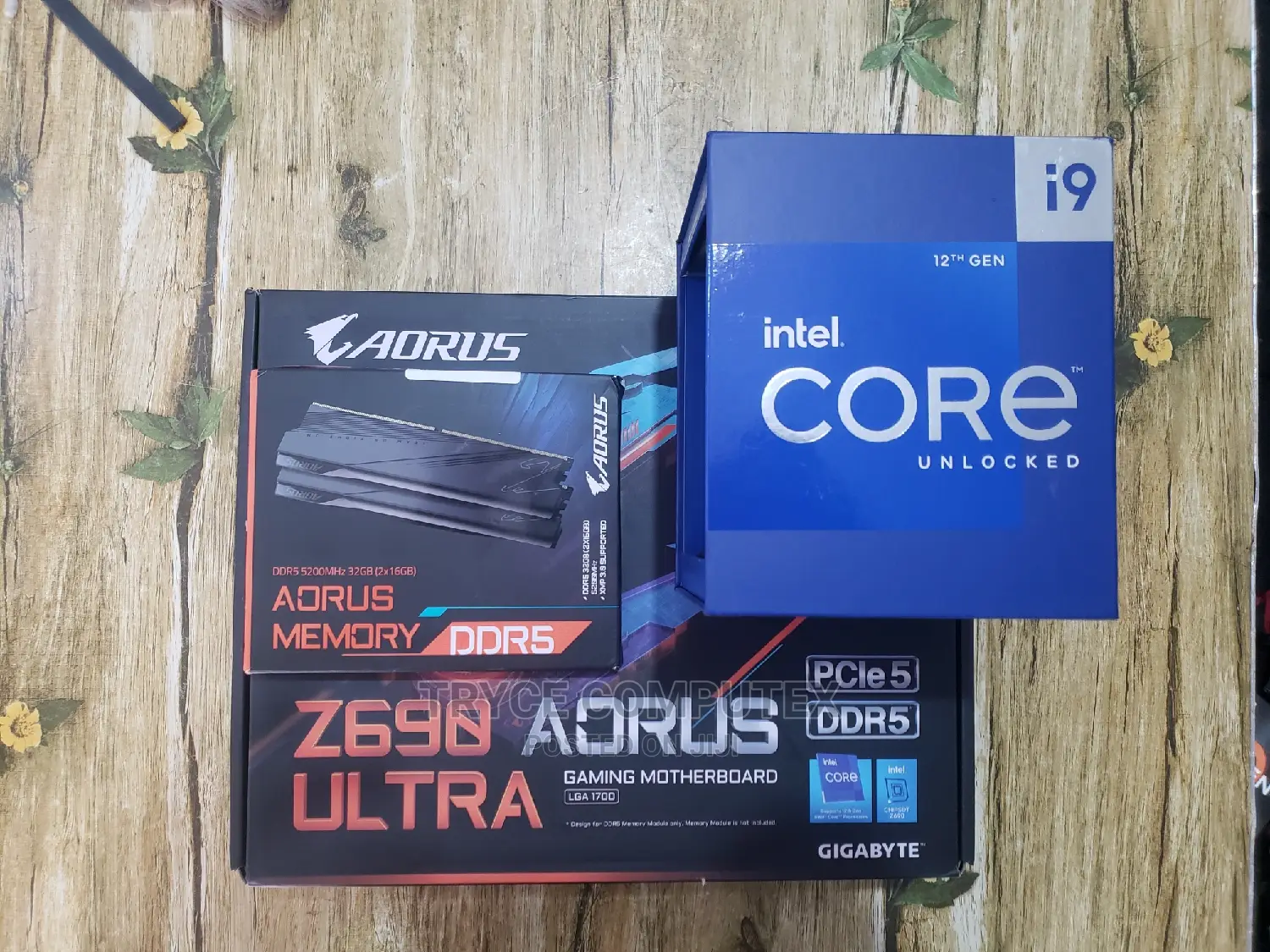 I9 12900k With Aorus Z690 Ultra Ddr5 With 32gb Ddr5 Ram