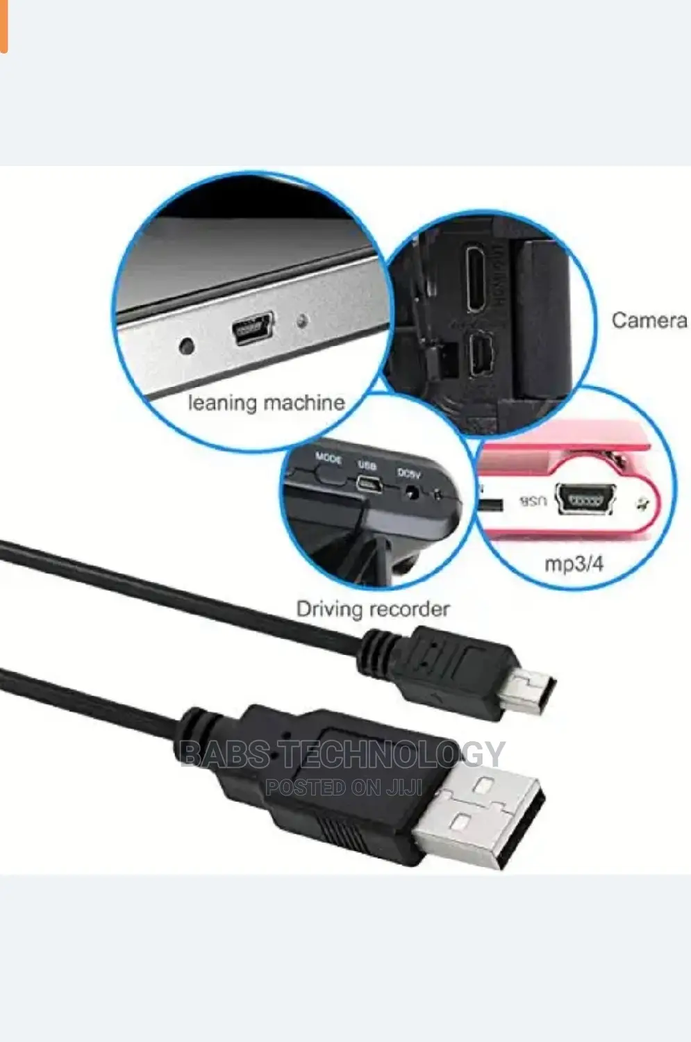 2.0 Mini USB To USB Cables ( 5pins To USB)