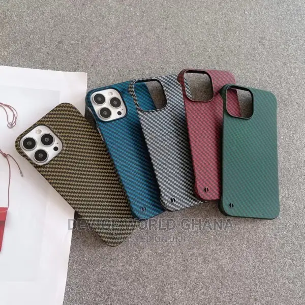 Carbon Fiber Frameles Case 4 iPhone 13pmax 13 13p 12pmax 12p