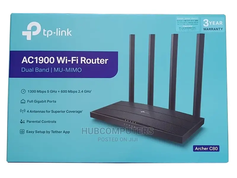 Tp-Link Ac1900 Archer C80 (Dual Band) Router